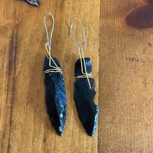 Arrowhead earrings